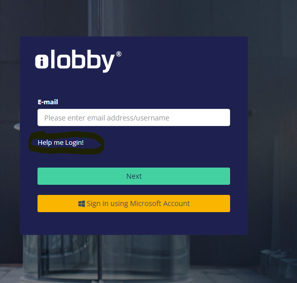 A screenshot of a login form

Description automatically generated