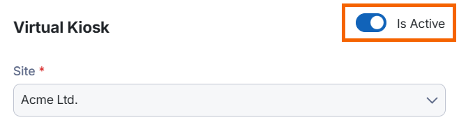 Screenshot showing the "is active" toggle highlighted.
