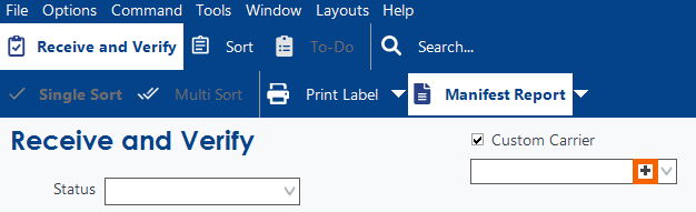 Screenshot showing the add icon.