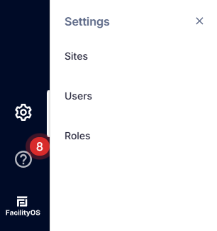 Screenshot of the Settings menu.