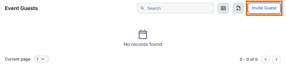 Screenshot of the "Invite Guest" button.