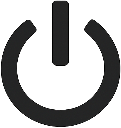 Power button icon.